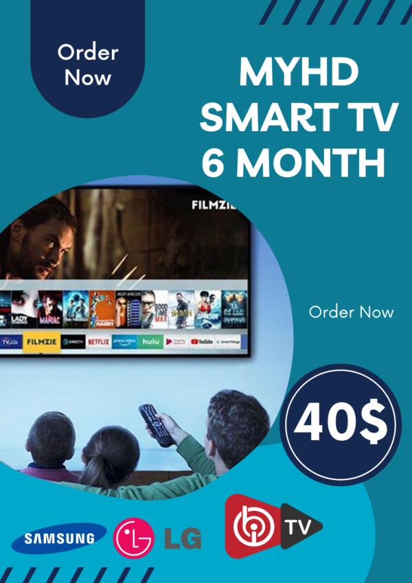 MYHD Smart Tv 6 Month Subscription